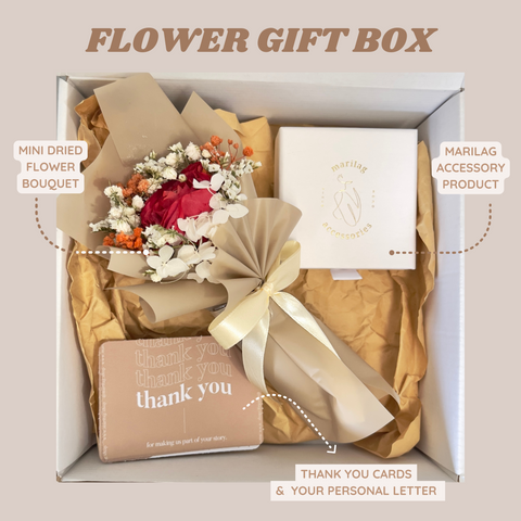 Engravable Bracelet Flower Gift Box