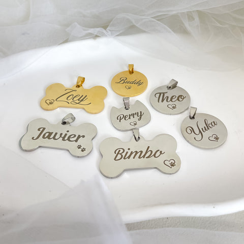 Pet Tags (with back to back engraving) - Marilag Accessories PH