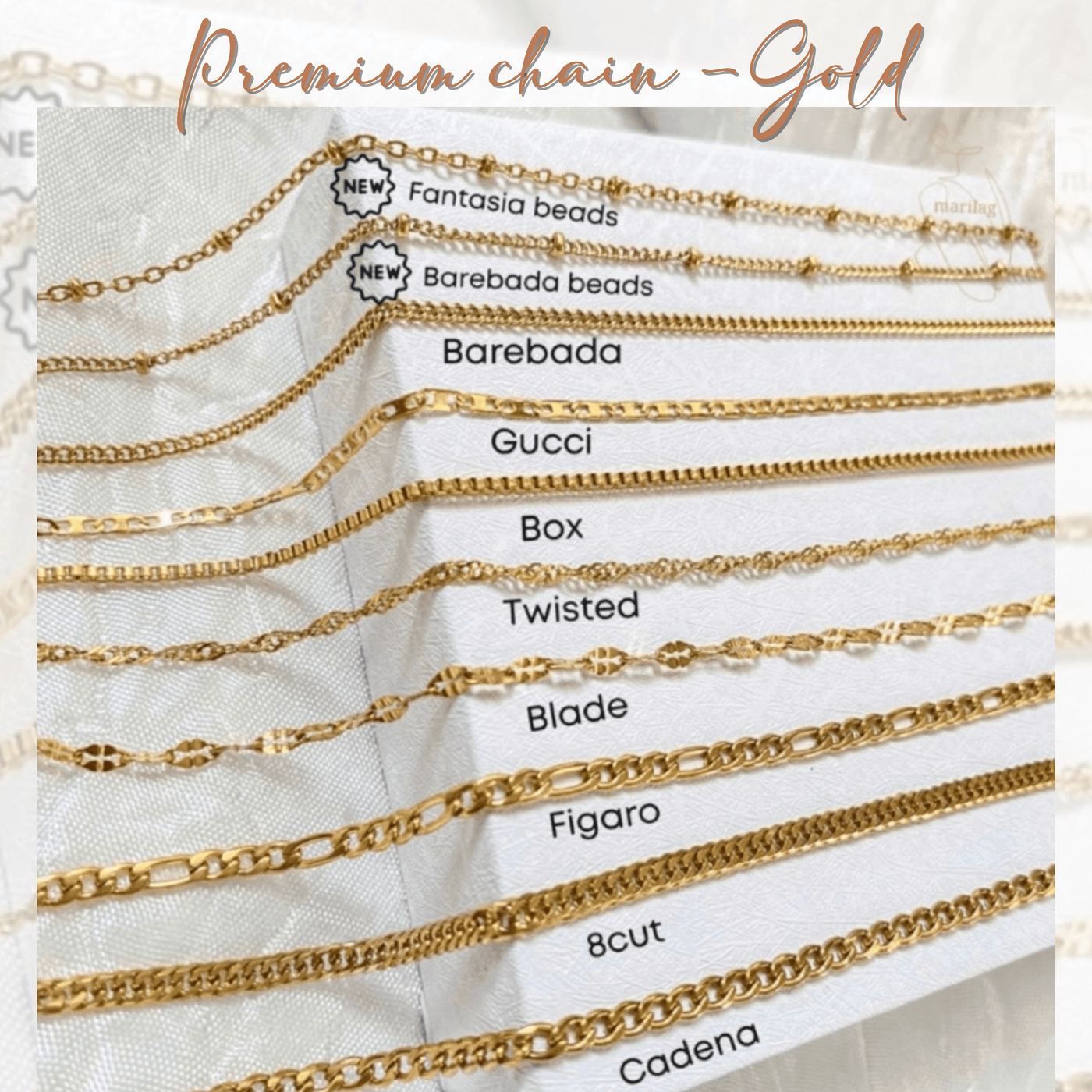 Names of 2025 types of necklaces