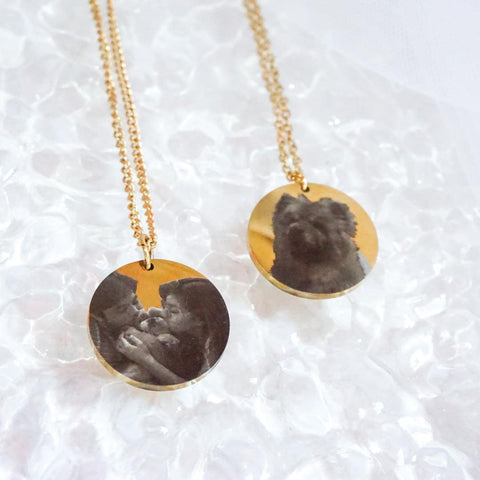 Photo Disc Necklace - Marilag Accessories PH