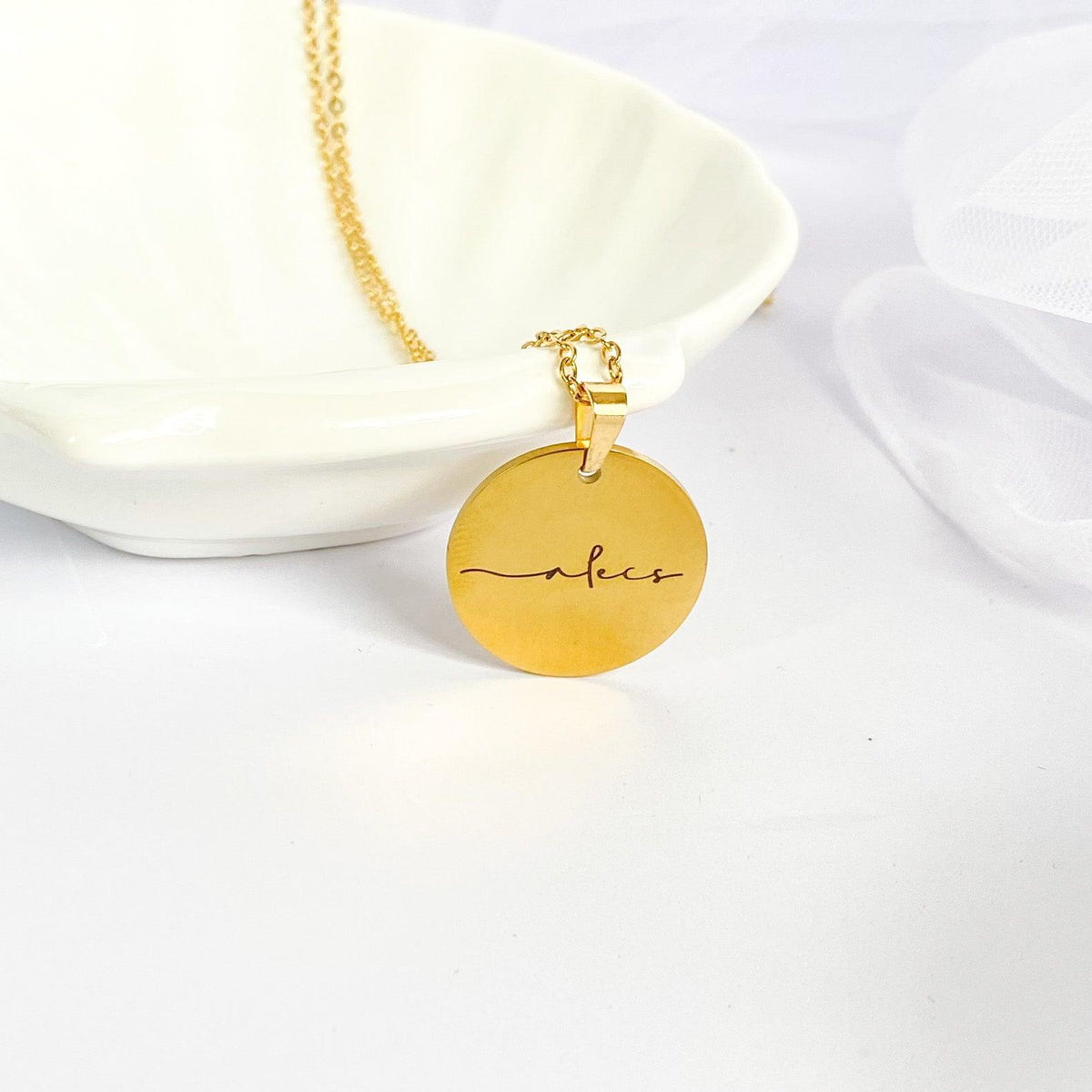 Name Disc Necklace - Marilag Accessories PH