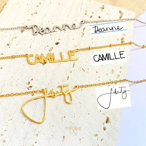 Handwriting Name Necklace - Marilag Accessories PH