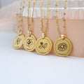 Birth Month Necklace Disc Necklace - Marilag Accessories PH